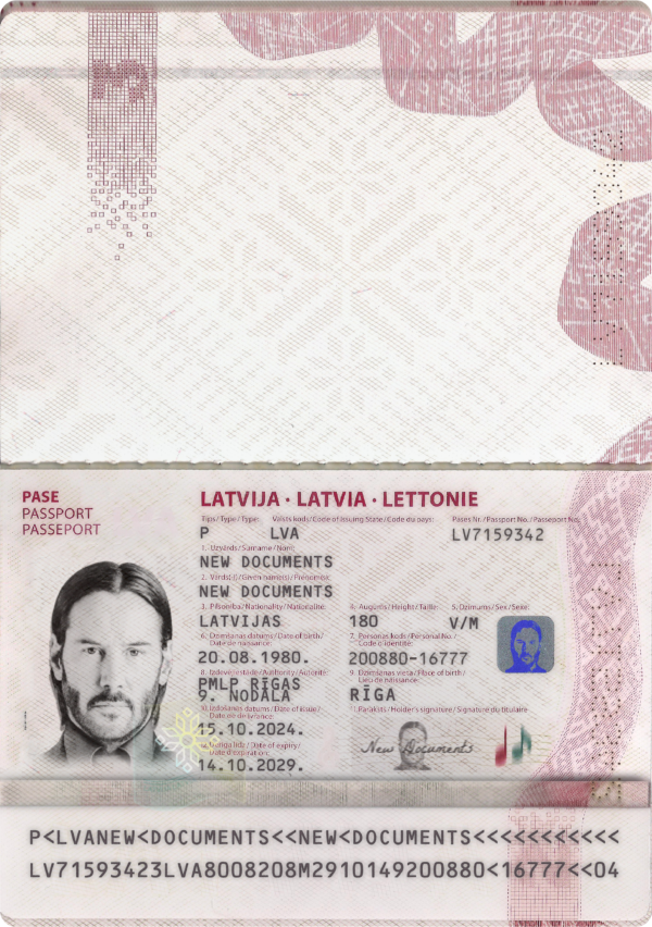 Latvia Passport